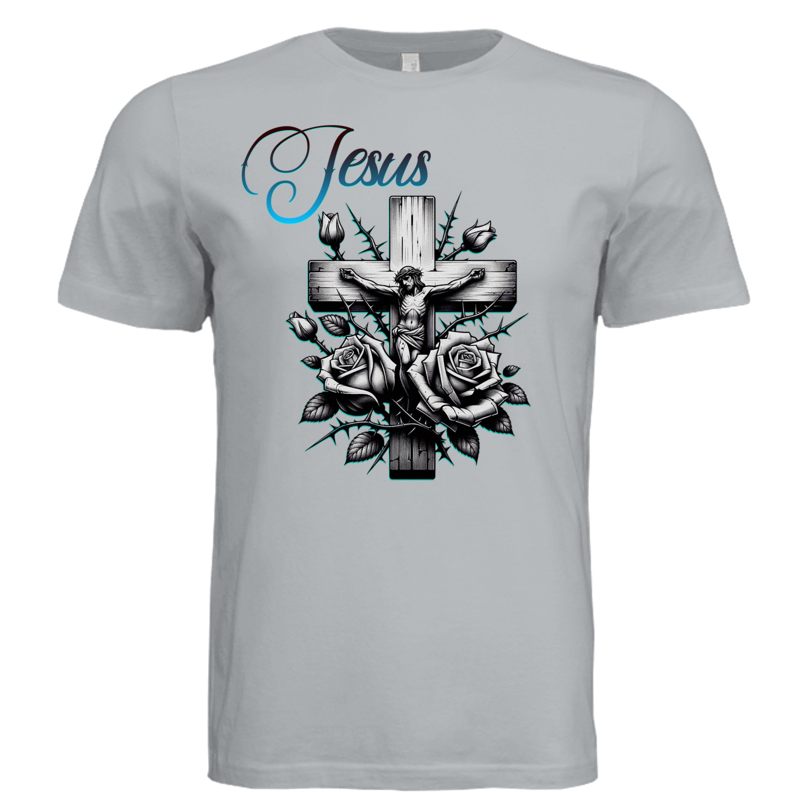 Solid Silver Triblend - 3413C - FRONT