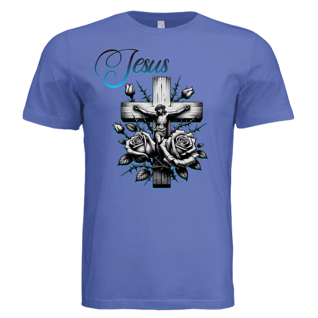 Solid True Royal Triblend - 3413C - FRONT