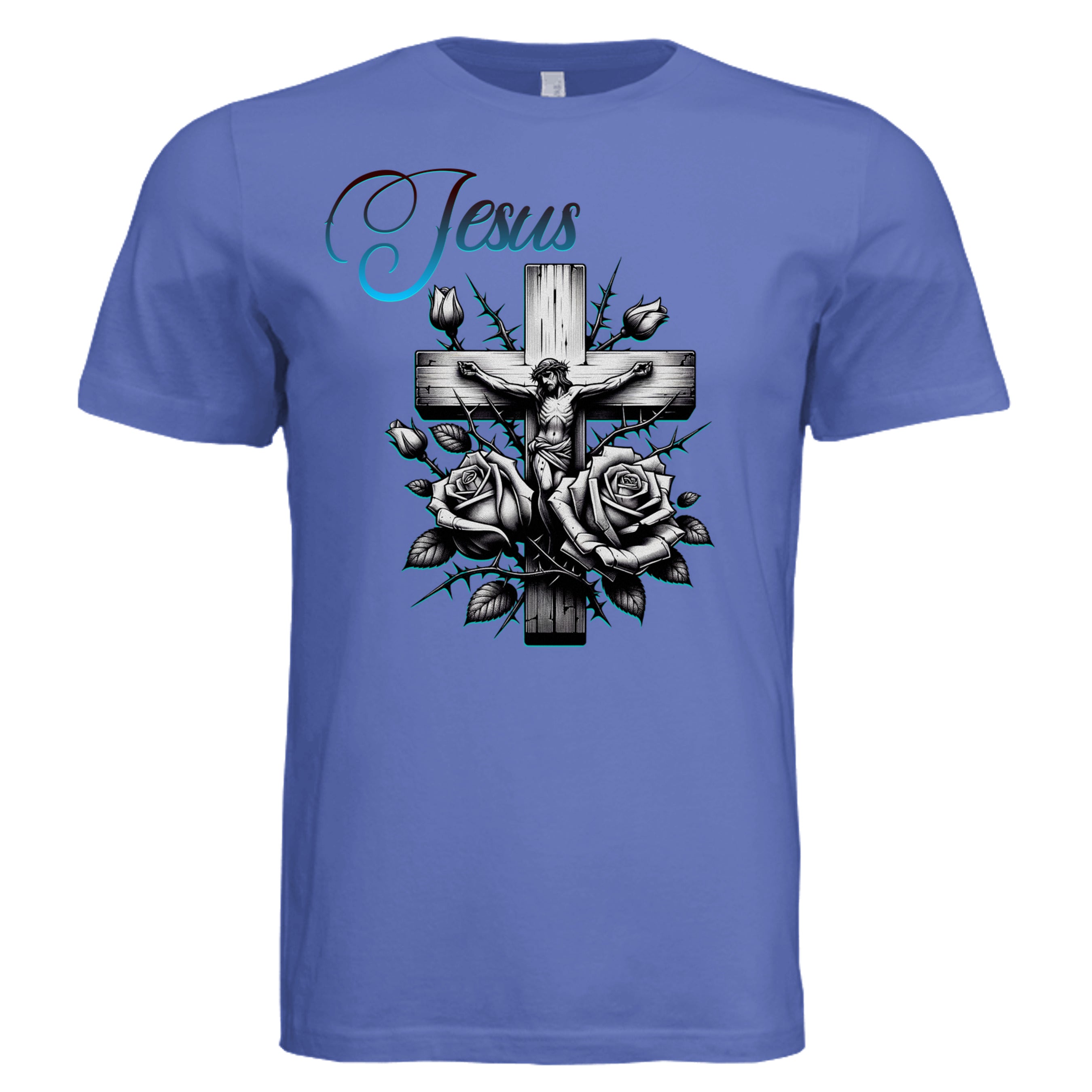 Solid True Royal Triblend - 3413C - FRONT