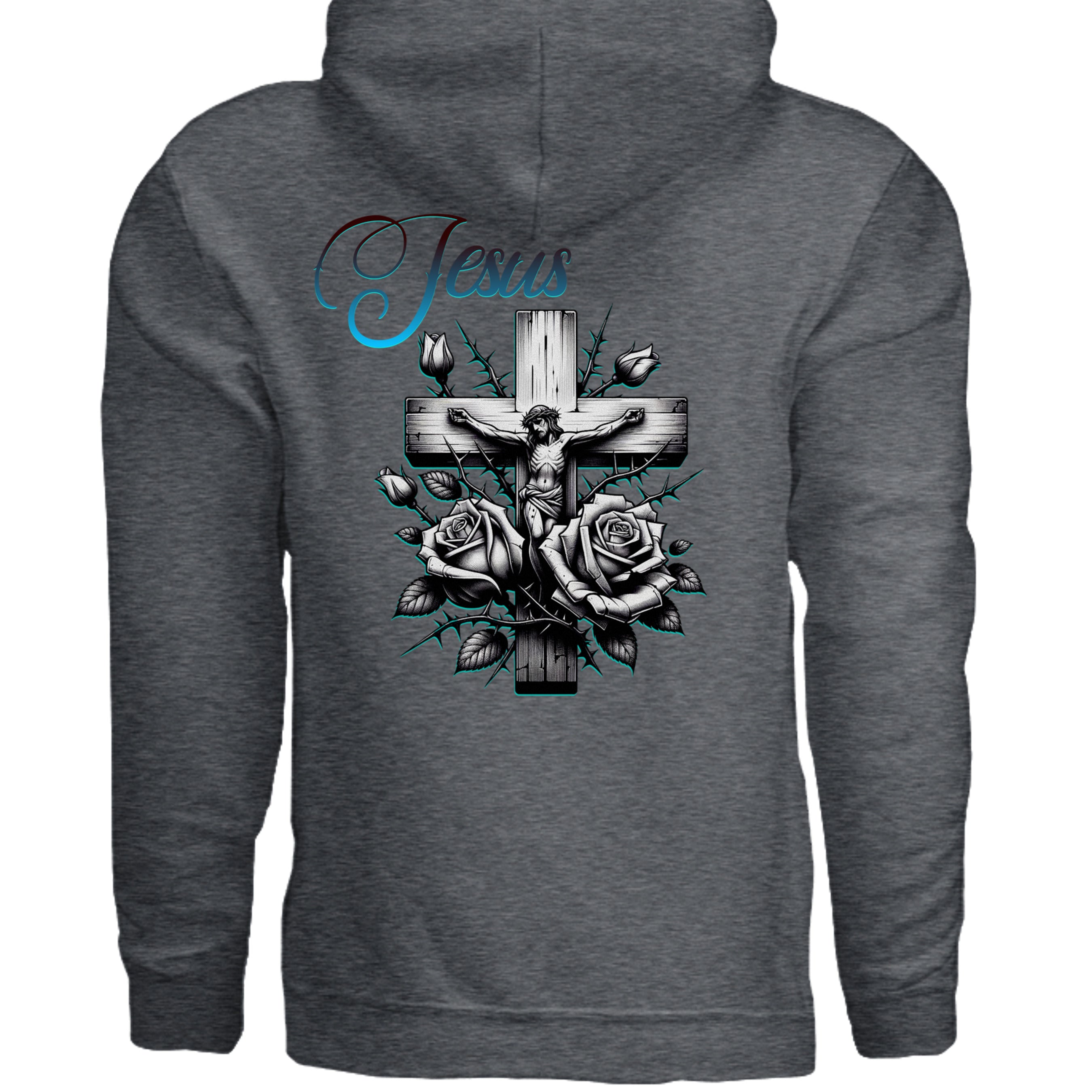DARK HEATHER - G185 - BACK