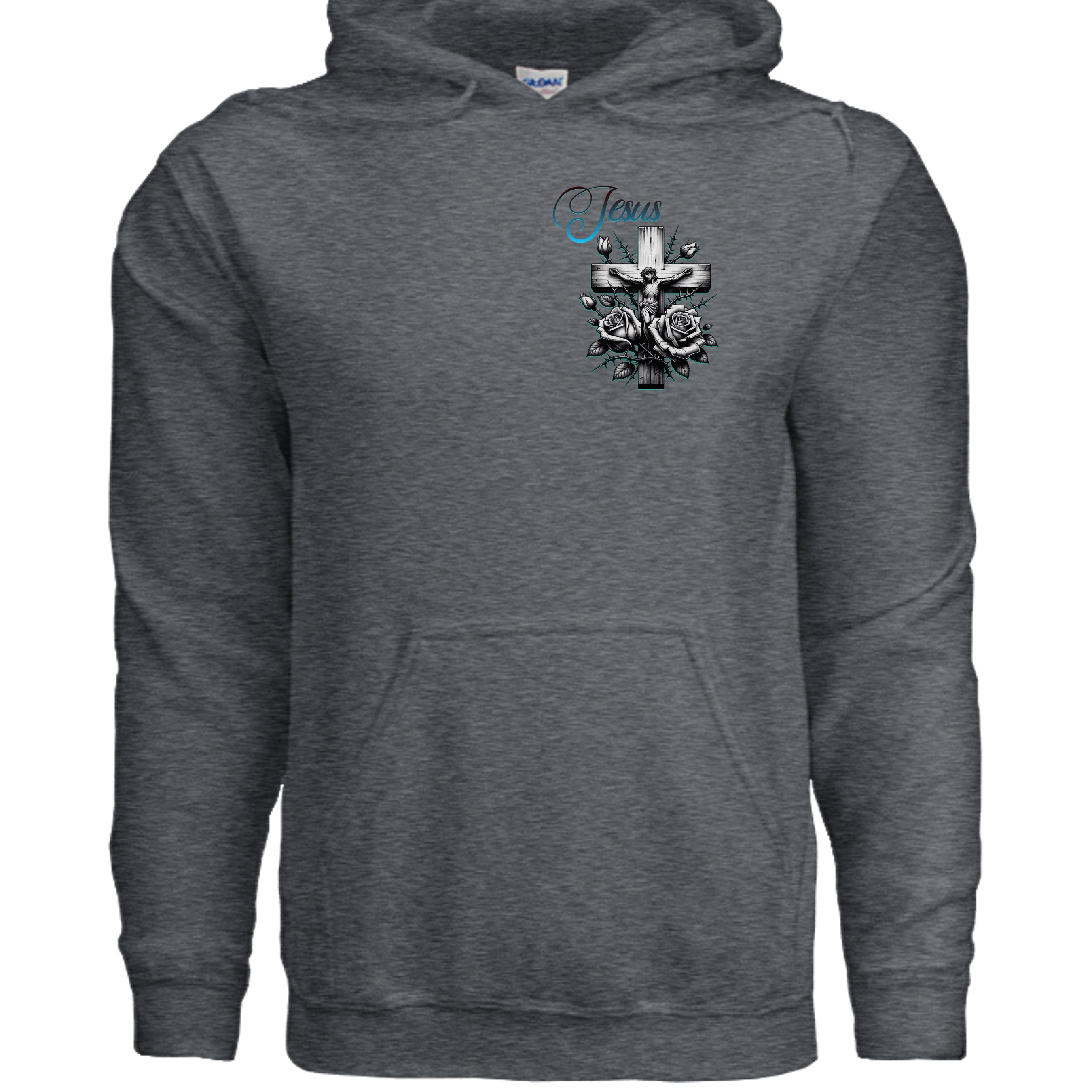 DARK HEATHER - G185 - FRONT